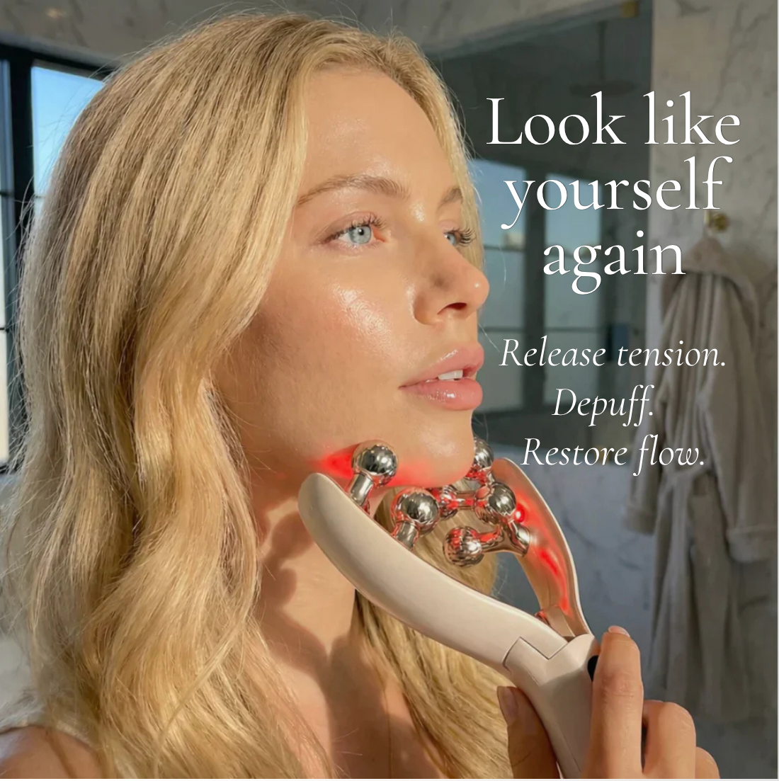 LumiSculpt Facial Lymphatic Drainage Massager | Vitalé