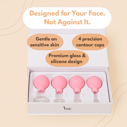 Lift & Drain™ Facial Cupping Set